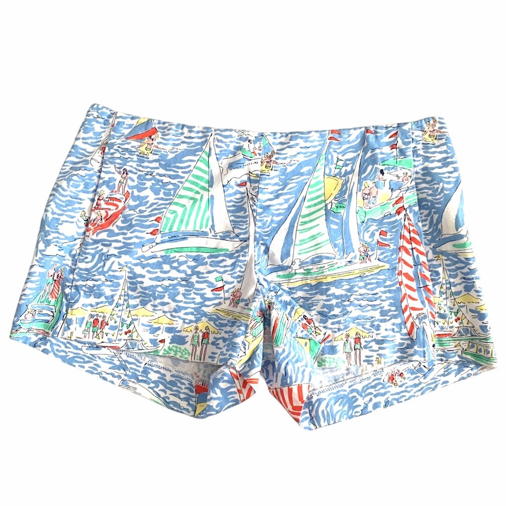 Lilly Pulitzer Get Nauti Regatta Style Flat Shorts